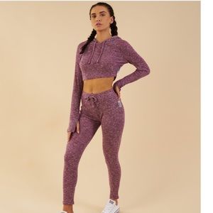 Gymshark Slounge Crop Hoodie and Slounge Leggings